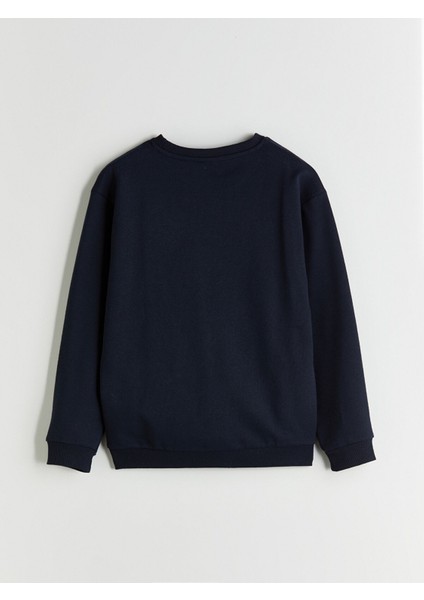 Yeni Sezon Bisiklet Yaka Erkek Çocuk Sweatshirt modelleri