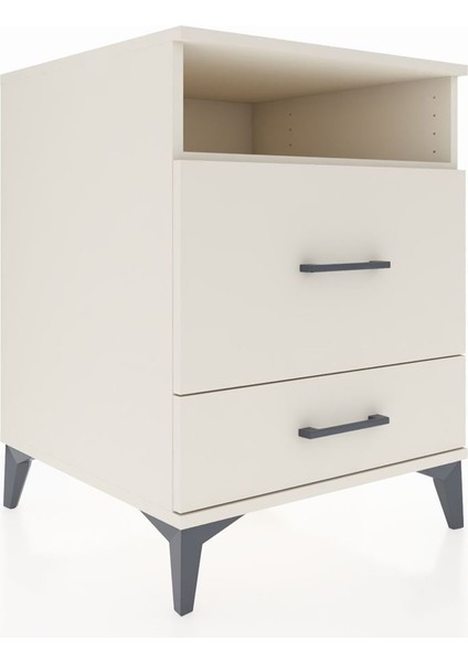 Kronos Komodin Tek Raflı 2 Çekmeceli 60X59X80 Aytaşı-Aytaşı fiyatları