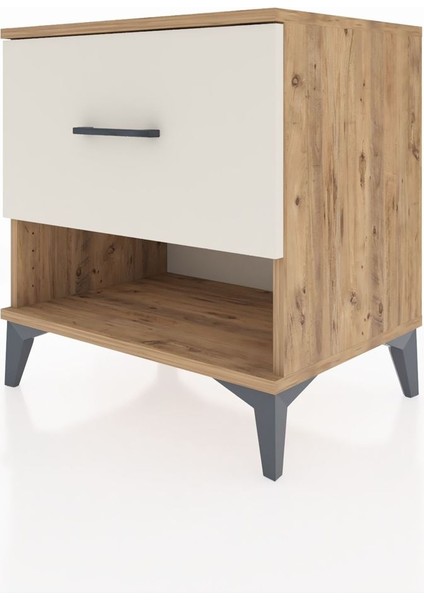 Hyperion Komodin Tek Çekmeceli 60X44X64 Çam-Aytaşı modelleri