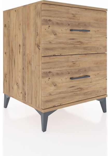Kronos Komodin 2 Çekmeceli 60X59X80 Çam-Çam fiyatları