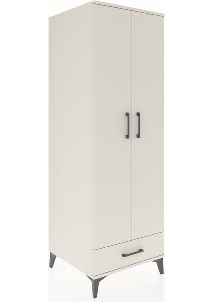 Kronos Dolap 4 Raflı Tek Çekmeceli 2 Kapaklı 60X59X182 Aytaşı-Aytaşı fiyatları