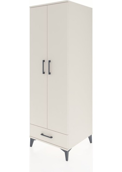 Kronos Dolap 4 Raflı Tek Çekmeceli 2 Kapaklı 60X59X182 Aytaşı-Aytaşı modelleri