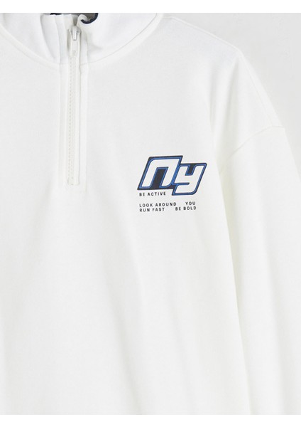 Yeni Sezon Dik Yaka Erkek Çocuk Sweatshirt modelleri