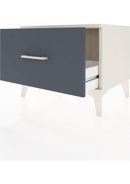 Hyperion Komodin Tek Çekmeceli 60X44X48 Aytaşı-Antrasit fırsatları