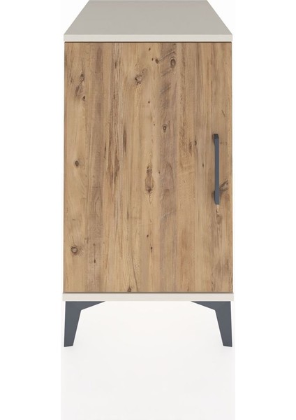 Kronos Komodin 2 Raflı Tek Kapaklı 44X59X80 Aytaşı-Çam