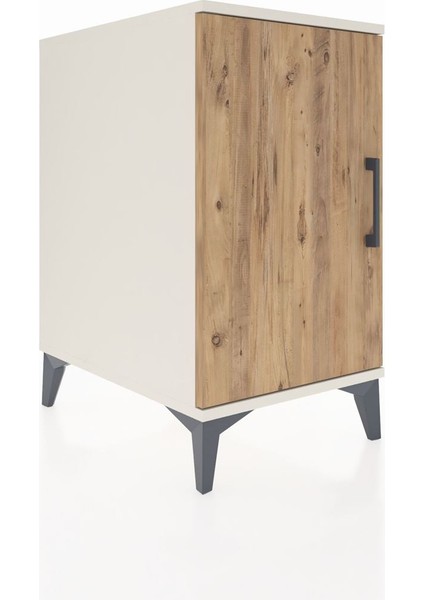 Kronos Komodin 2 Raflı Tek Kapaklı 44X59X80 Aytaşı-Çam fiyatları