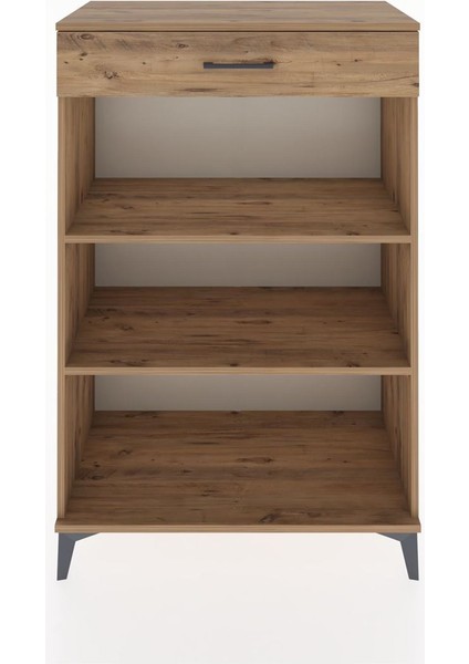 Hyperion Dolap 2 Raflı Tek Çekmeceli 88X44X134 Çam-Çam