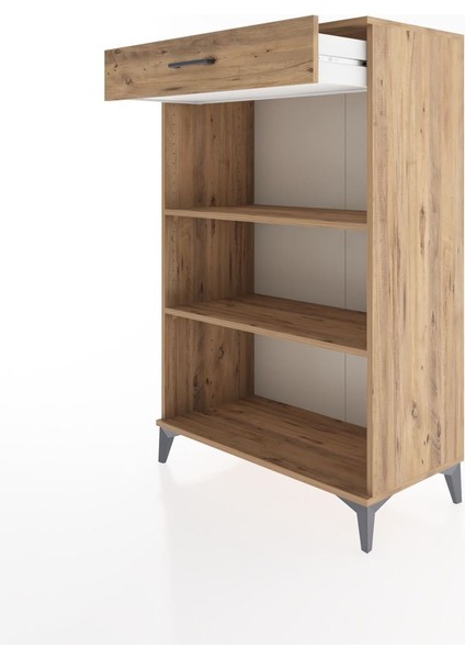 Hyperion Dolap 2 Raflı Tek Çekmeceli 88X44X134 Çam-Çam fırsatları