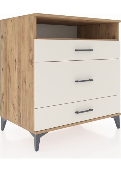 Kronos Şifonyer Tek Raflı 3 Çekmeceli 88X59X96 Çam-Aytaşı fiyatları