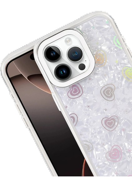 CPT16 Apple iPhone 15 Pro Lumi Desenli Kapak - Beyaz fiyatları
