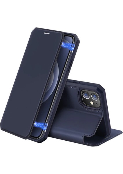 Dux Ducis iPhone 12/12 Pro Kılıf Mıkantıslı Kapaklı Flip Cover Kılıf Skin x Series Flip CASE-(1903) fiyatları