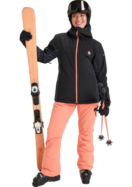 Galaxy Jk Kadın Siyah Snowboard Ceketi modelleri