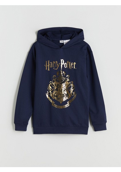 Yeni Sezon Kapüşonlu Harry Potter Baskılı Erkek Çocuk Sweatshirt
