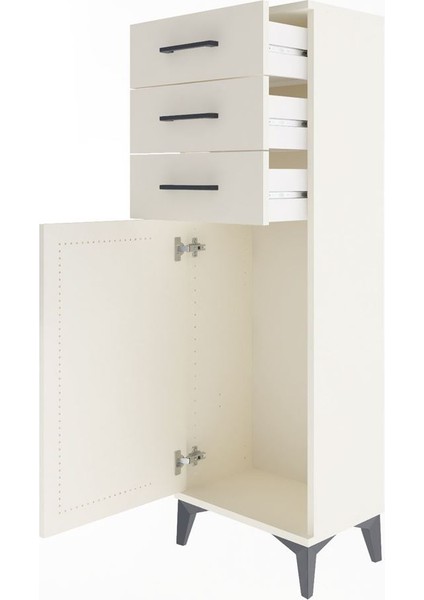 Arges Dolap 3 Çekmeceli Tek Kapaklı 44X30X134 Aytaşı-Aytaşı fırsatları