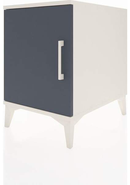 Kronos Komodin 2 Raflı Tek Kapaklı 44X59X64 Aytaşı-Antrasit modelleri