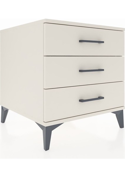 Kronos Komodin 3 Çekmeceli 60X59X64 Aytaşı-Aytaşı fırsatları