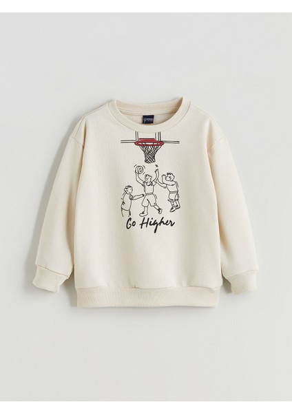 Yeni Sezon Bisiklet Yaka Erkek Çocuk Sweatshirt