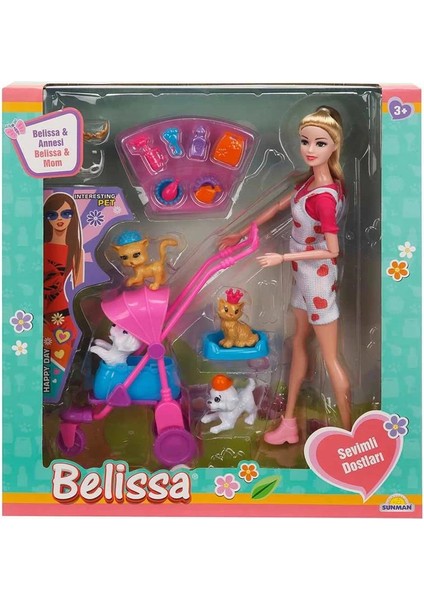 Belissa'nın Annesi ve Sevimli Dostlar Manken Bebek