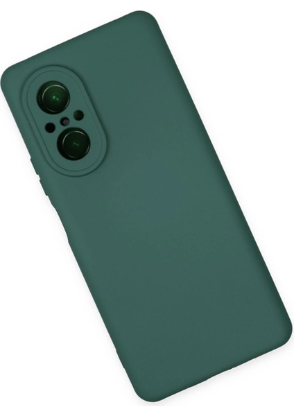 CPT16 Huawei Nova 9 Se Kılıf Nano Içi Kadife Silikon - Koyu Yeşil modelleri
