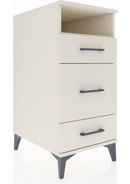 Kronos Komodin Tek Raflı 3 Çekmeceli 44X59X96 Aytaşı-Aytaşı fiyatları