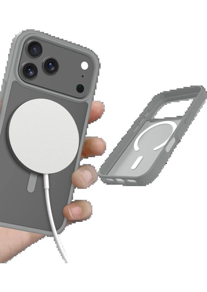 CPT16 Apple iPhone 17 Pro Jota Magsafe Kapak - Çöl Titanyum fırsatları