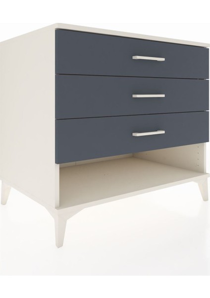 Kronos Şifonyer 3 Çekmeceli 88X59X80 Aytaşı-Antrasit fiyatları
