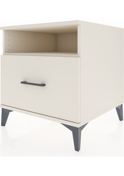 Kronos Komodin Tek Raflı Tek Çekmeceli 60X59X64 Aytaşı-Aytaşı indirimleri