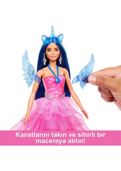 HRR16 Barbie Mavi Saçlı Prenses Bebek fırsatları