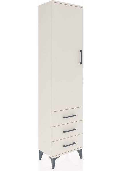 Arges Dolap 4 Raflı 3 Çekmeceli Tek Kapaklı 44X30X182 Aytaşı-Aytaşı fiyatları