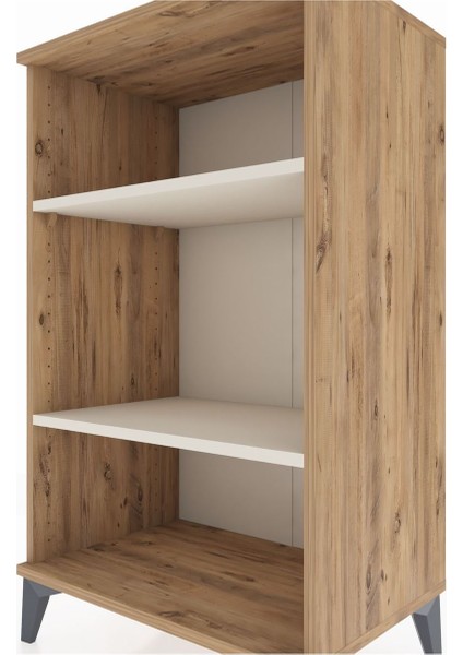 Hyperion Komodin 2 Raflı 60X44X106 Çam-Aytaşı indirimleri