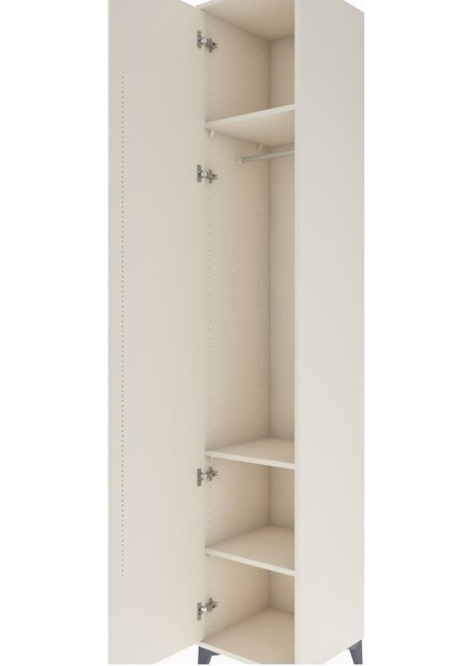 Hyperion Dolap 3 Raflı Tek Kapaklı Tek Askılı 44X44X243 Aytaşı-Aytaşı indirimleri