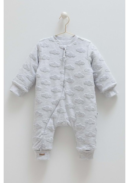 Cute Dreams Bulut Detaylı Uyku Tulumu - Tog 2.5 - Caramell - UTE1908 - Gri - 12 - 18 Ay - UTE1908-GRI-12 - 18 Ay Gri