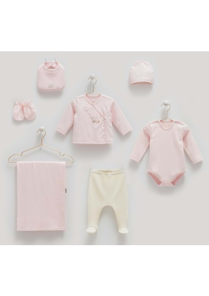 Soft Colour 7li Hastane Çıkışı - Caramell - ZU1584 - Pembe - 0 - 3 Ay - ZU1584-PEMBE-0 - 3 Ay Pembe