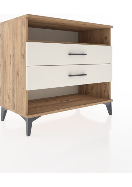 Hyperion Şifonyer Tek Raflı 2 Çekmeceli 88X44X80 Çam-Aytaşı fiyatları