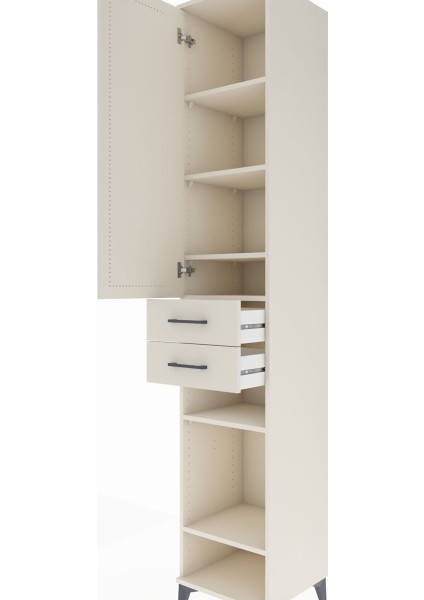 Hyperion Dolap 6 Raflı 2 Çekmeceli Tek Kapaklı 44X44X243 Aytaşı-Aytaşı indirimleri