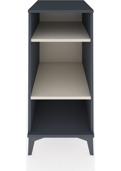 Kronos Komodin 2 Raflı 44X59X96 Antrasit-Aytaşı