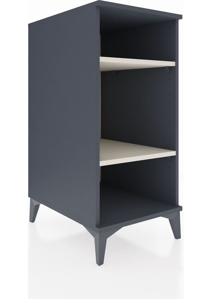 Kronos Komodin 2 Raflı 44X59X96 Antrasit-Aytaşı fiyatları