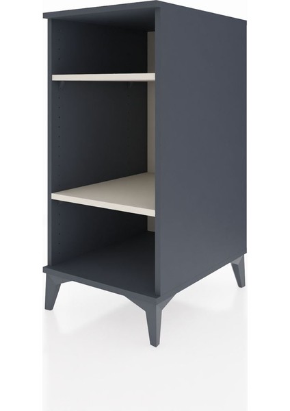 Kronos Komodin 2 Raflı 44X59X96 Antrasit-Aytaşı fırsatları