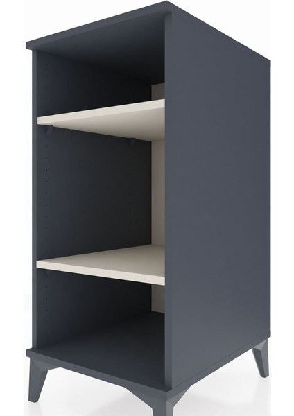 Kronos Komodin 2 Raflı 44X59X96 Antrasit-Aytaşı indirimleri