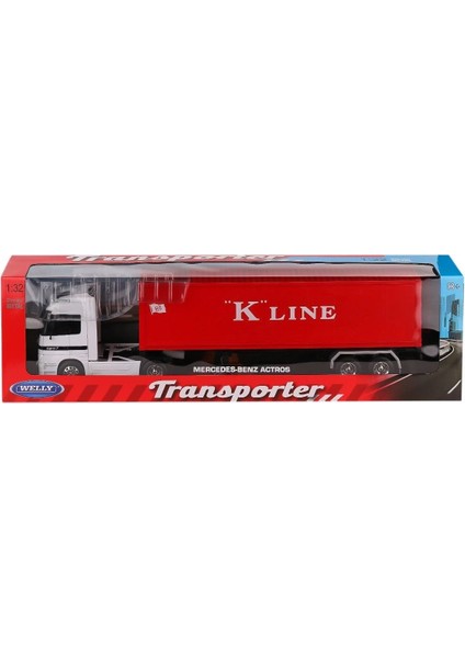 32281KW Welly Mercedes Benz Tır 1:32 -Karsan Oyuncak