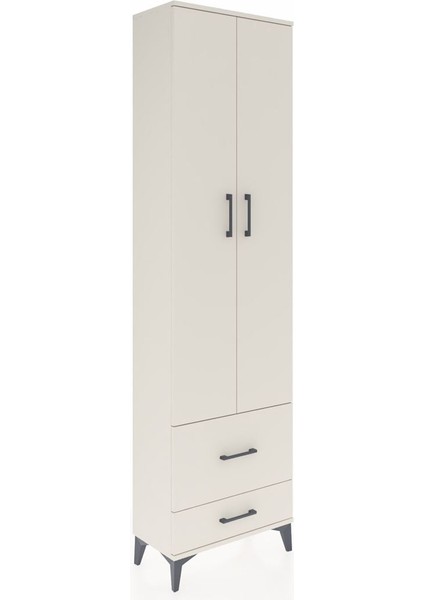 Arges Dolap 4 Raflı 2 Çekmeceli 2 Kapaklı 60X30X221 Aytaşı-Aytaşı fiyatları