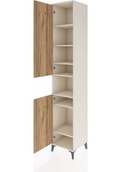 Hyperion Dolap 7 Raflı 2 Kapaklı 44X44X243 Aytaşı-Çam fırsatları