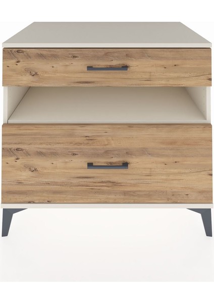 Kronos Şifonyer Tek Raflı 2 Çekmeceli 88X59X80 Aytaşı-Çam