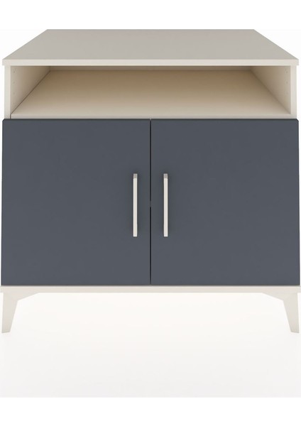 Kronos Şifonyer 2 Raflı 2 Kapaklı 88X59X80 Aytaşı-Antrasit