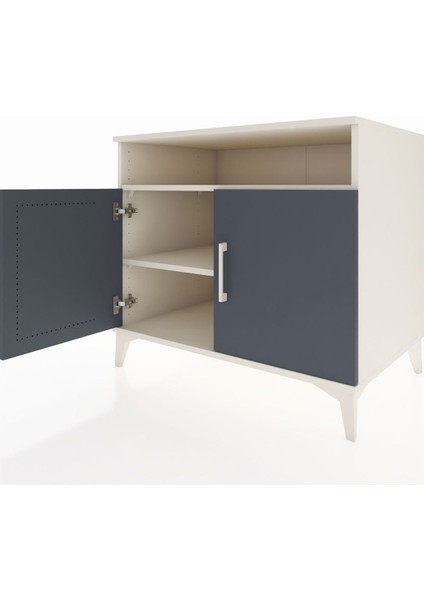 Kronos Şifonyer 2 Raflı 2 Kapaklı 88X59X80 Aytaşı-Antrasit fırsatları