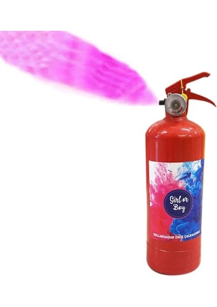 Cinsiyet Tüpü - Gender Reveal Partisi Tüpü Pembe Renk