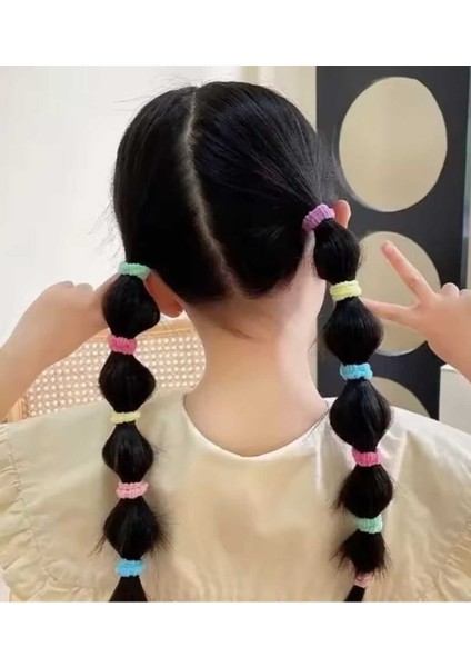 150LI Havlu Mini Lastik Toka Kopmayan Perma Lastik Toka Seti Kız Çocuk Toka Çocuk Tokası Okul Tokası modelleri