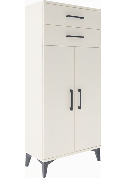 Arges Dolap 2 Raflı 2 Çekmeceli 2 Kapaklı 60X30X134 Aytaşı-Aytaşı fiyatları