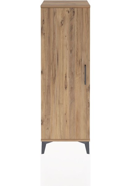 Arges Dolap Tek Kapaklı Tek Askılı 44X30X134 Çam-Çam