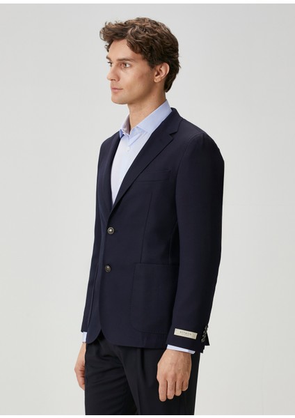 Lacivert Yün Blazer fırsatları